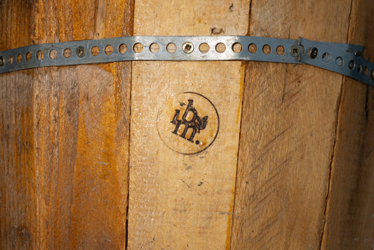 Rustic Wooden Barrel Planter